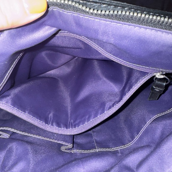 Coach Black and Purple Signature Tote - Picture 3 of 4